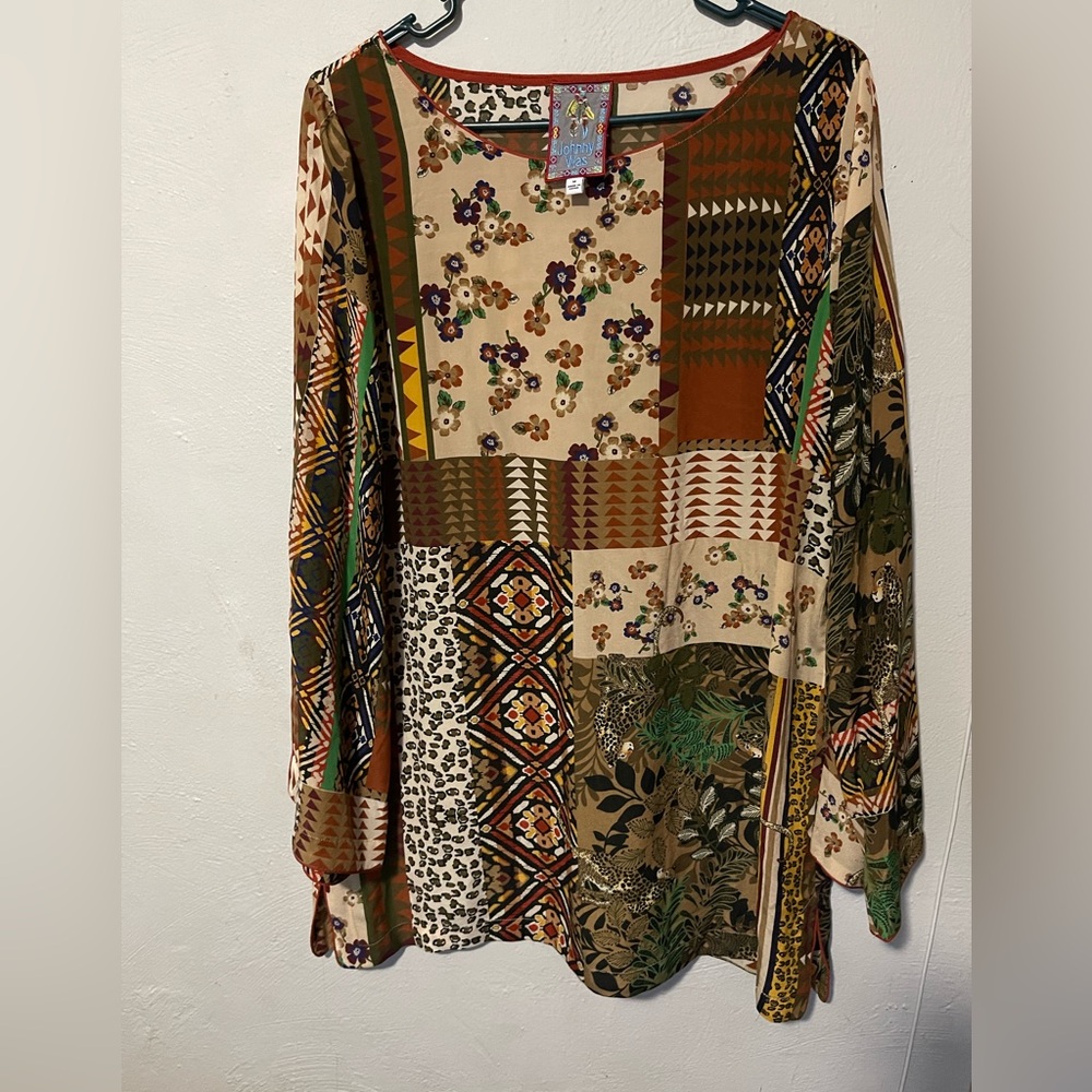 Johnny Was Fria Kimmi Tunic Silk - Picture 2 of 8
